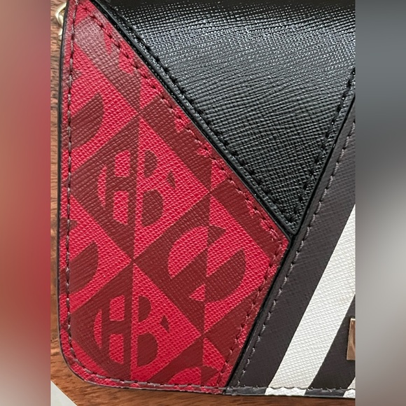 HENRI BENDEL Patchwork Crossbody Phone Wallet on Chain w/Dustbag - Picture 3 of 16